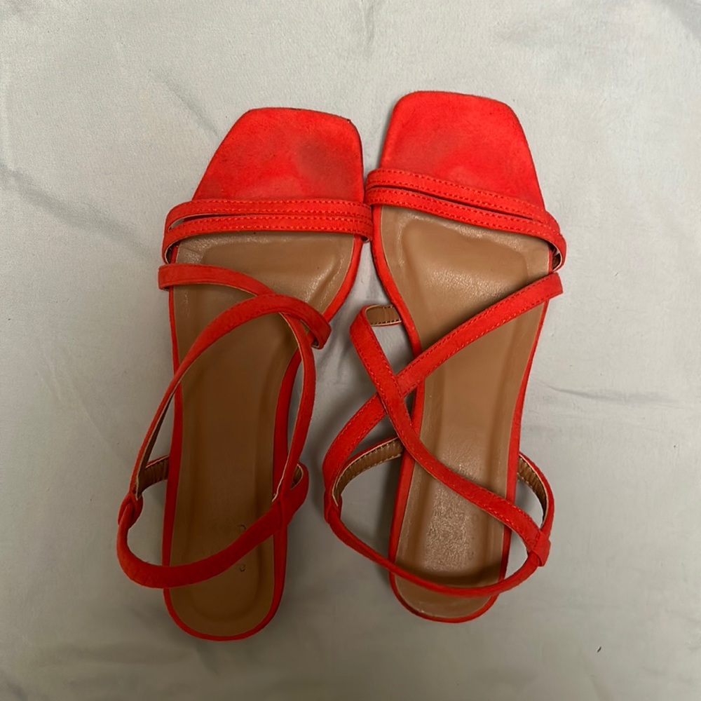 Size 6 Red Strappy Sandals